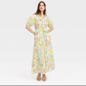 Roller Rabbit X Target Multicolor Floral Maxi Dress